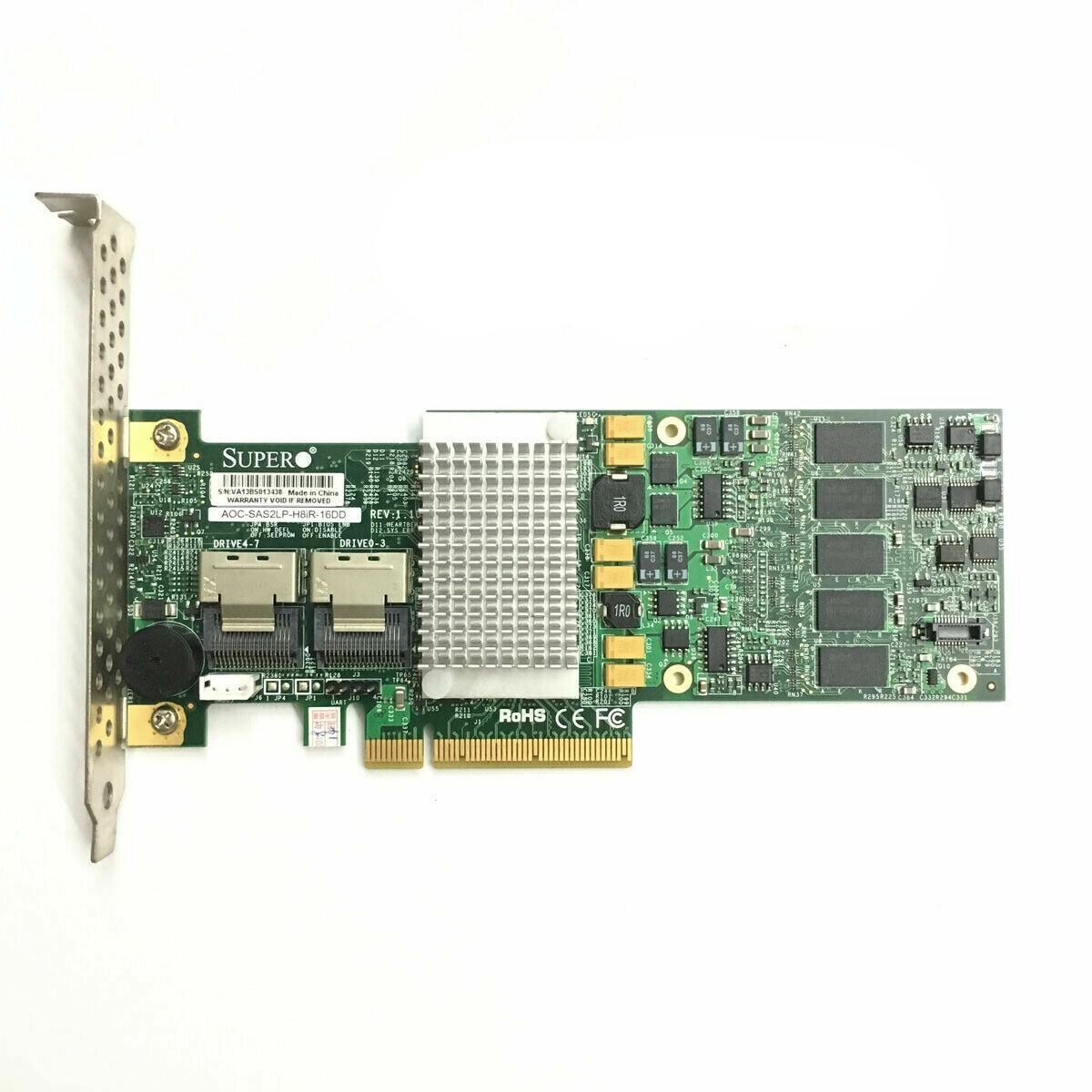 Supermicro AOC-SAS2LP-H8IR (LSI 9260-8i) SAS RAID Controller PCIe Card - US