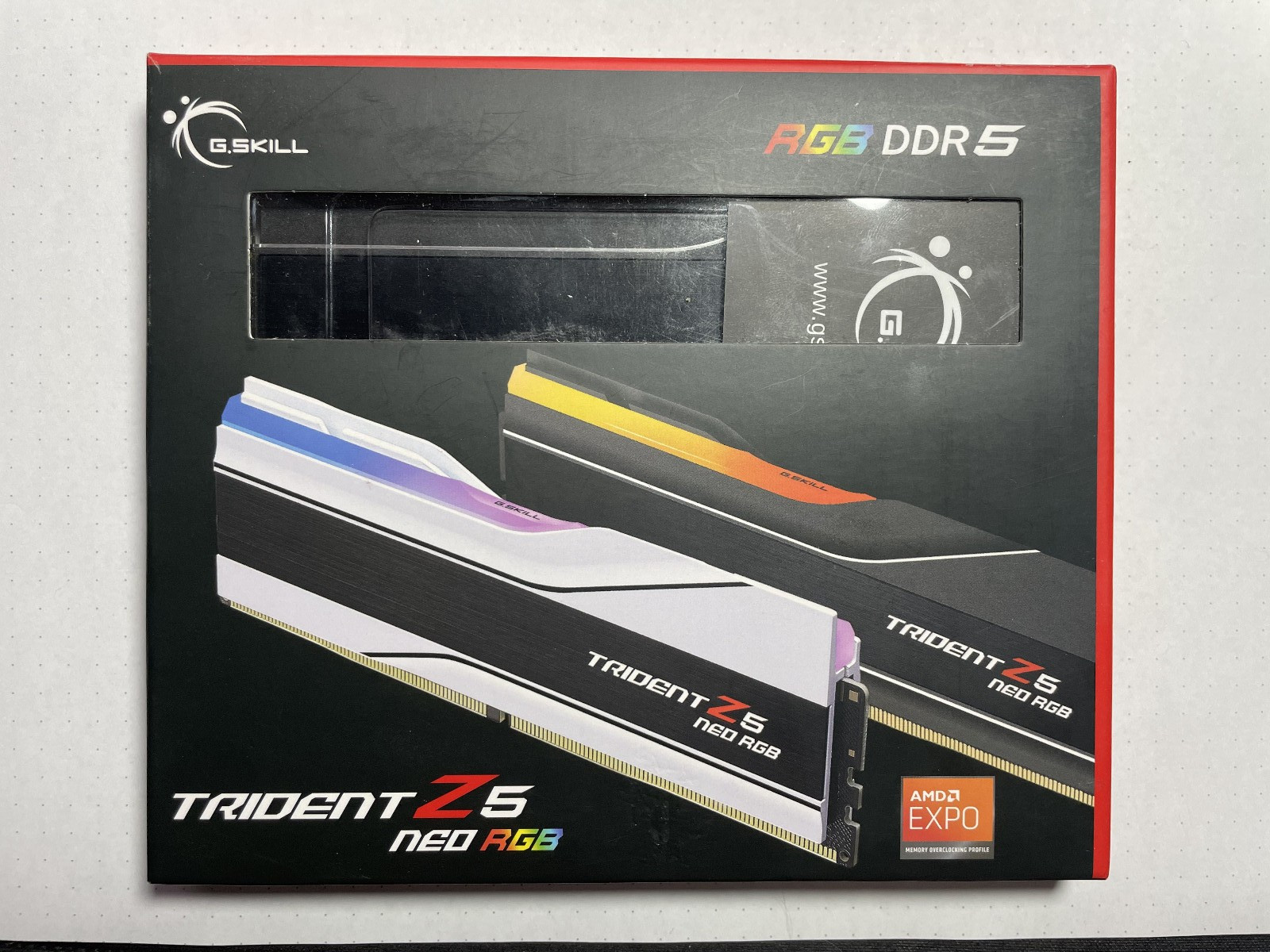 G.SKILL Trident Z5 Neo RGB 32GB (2x16GB) DDR5-6000 CL36 AMD EXPO