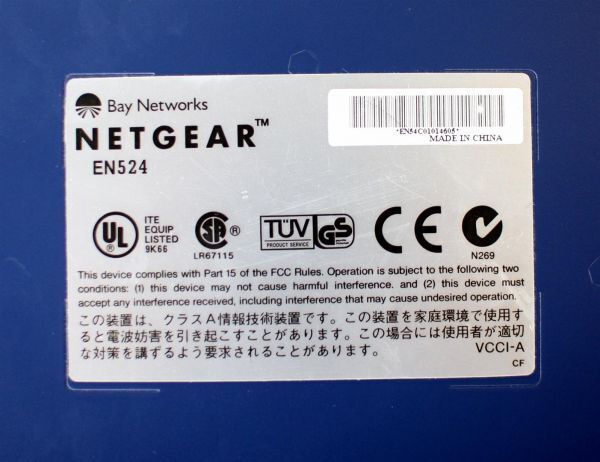 NETGEAR 24Port 10Base-T Ethernet Hub, EN524