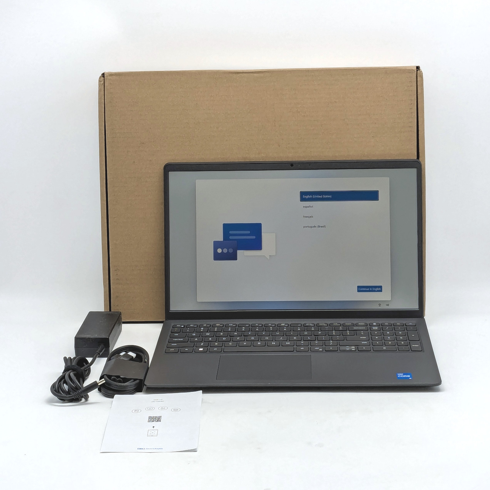 Dell DC15250 15.6" 2K Laptop i5-1334U 8GB DDR4 512GB SSD Windows 11 Home