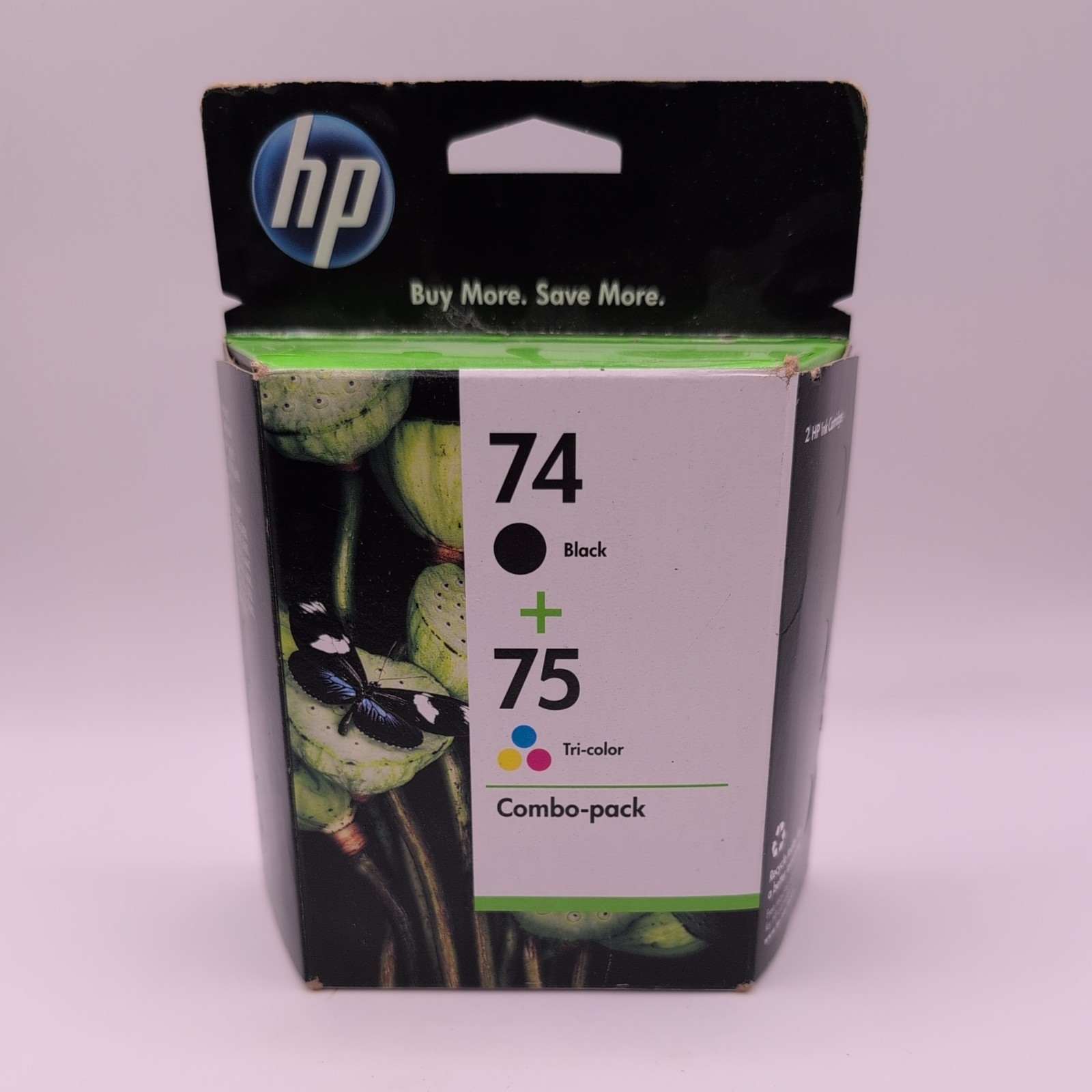 Genuine HP ~ 74 Black + 75 Tri-Color Combo Ink Cartridges ~ Exp 03/2012~ NEW