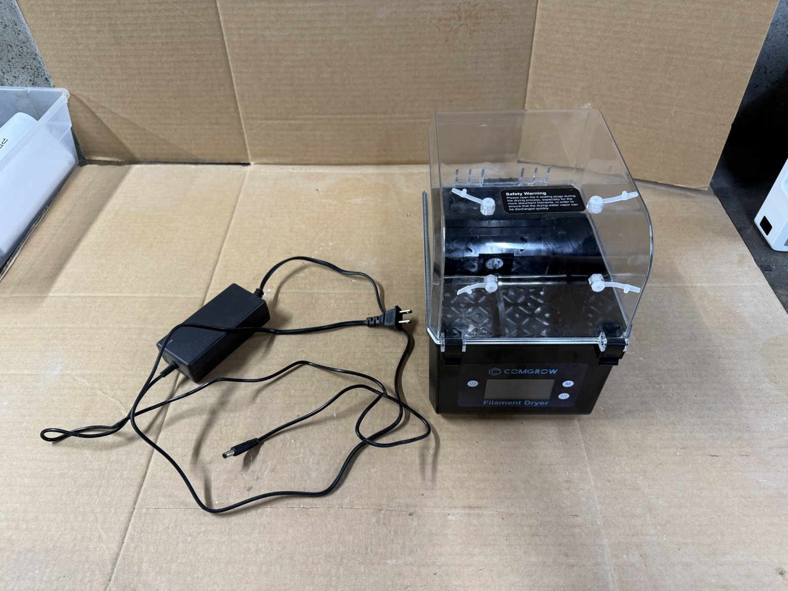 Comgrow Filament Dryer Box 3D Printer Filament Dryer with Power Supply