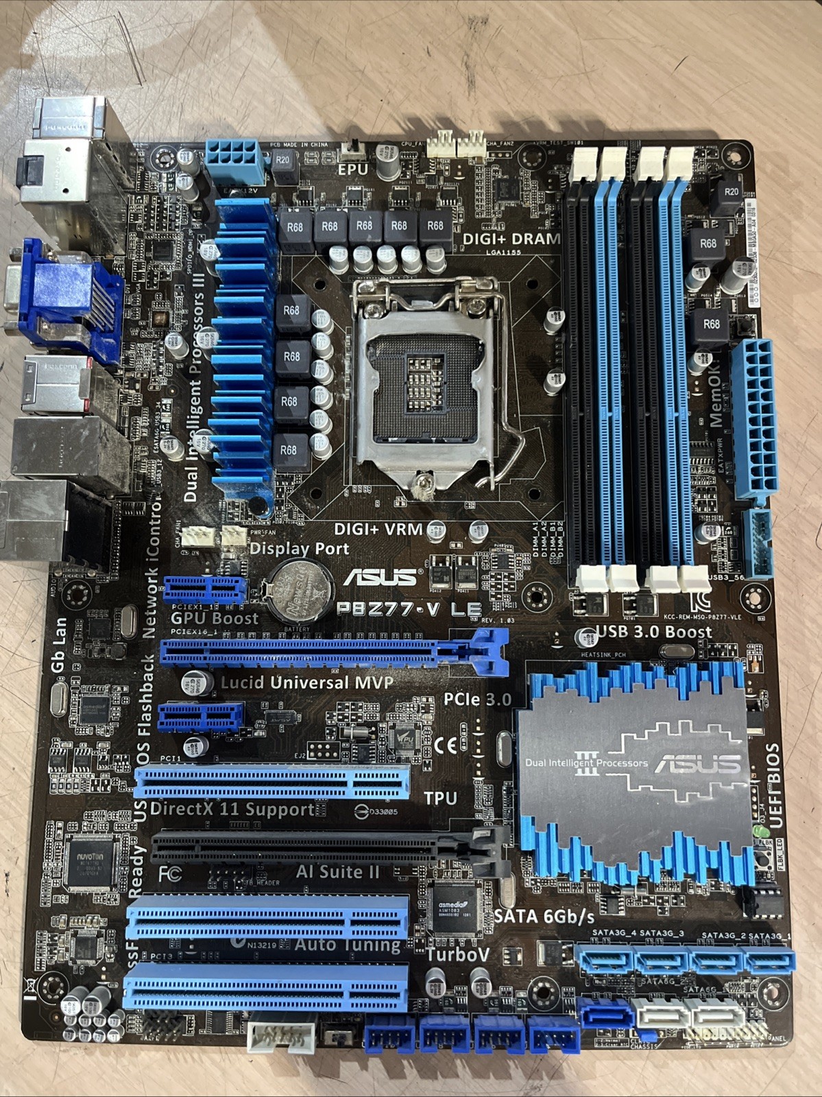 ASUS PBZ77-V LE MOTHERBOARD