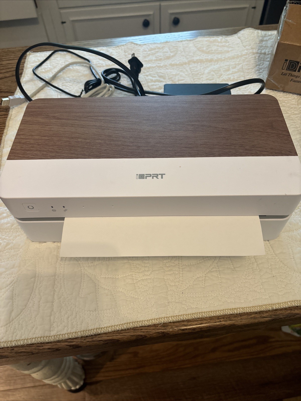 iDPRT Future800 A4 Thermal Printer, Portable Printer 300dpi Res + Roll Of Paper