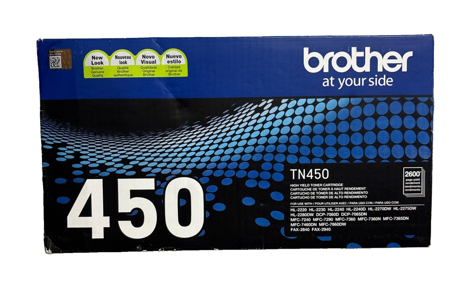 Brother TN-450 High Yield Black Laser Toner for HL-2220/2230/2240/2270DW