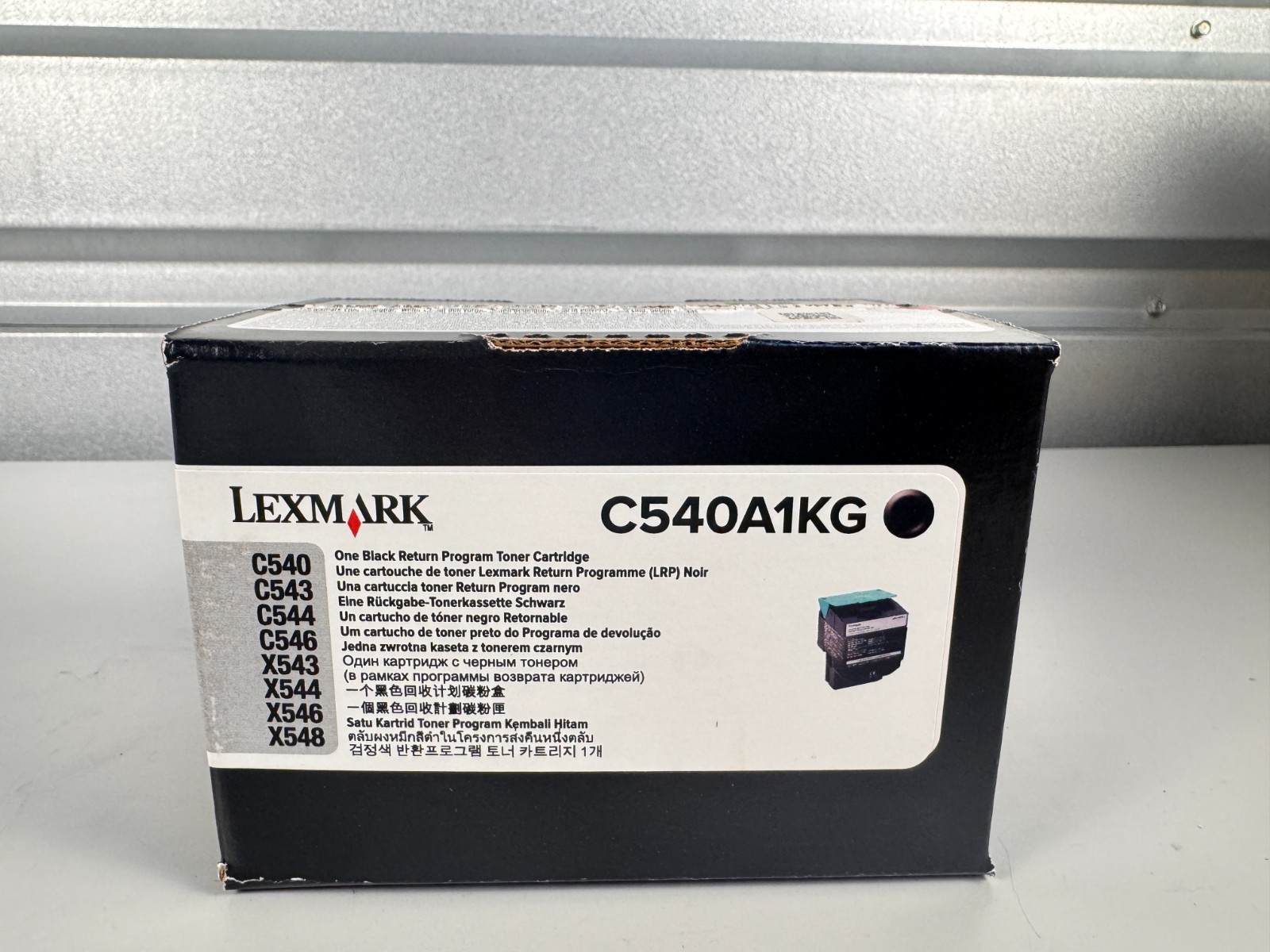 Lexmark C540A1KG Black Toner Cartridge OEM New