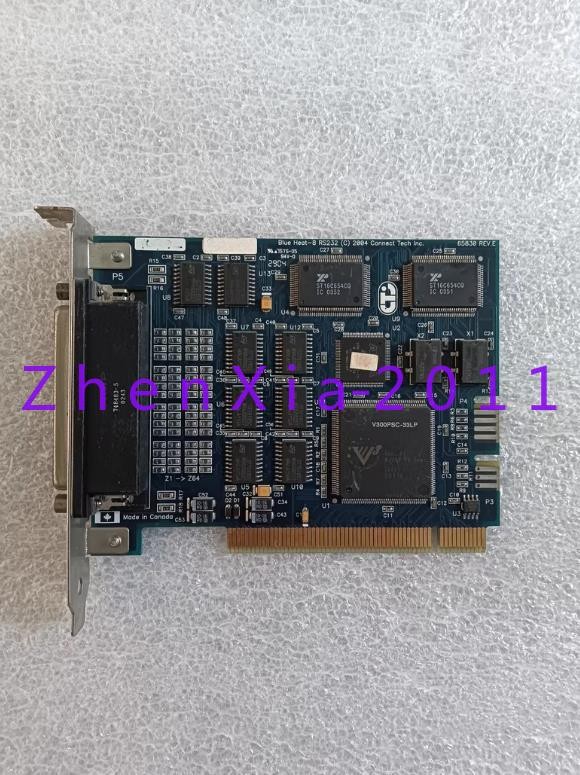 1pc used Connect Tech Blue Heat-8 RS232 65830 REV.E Acquisition Card