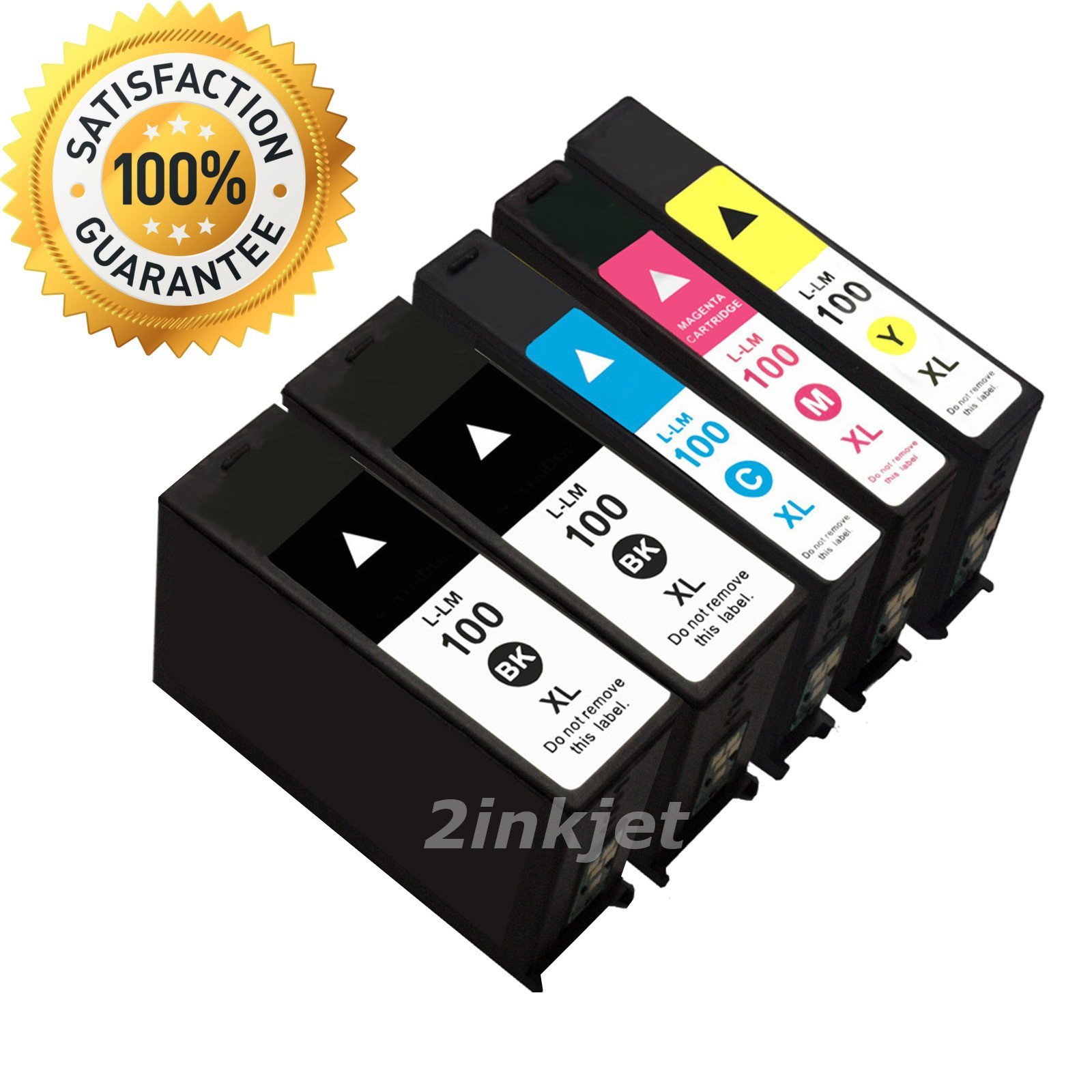 5 Pack Lexmark 100XL Compatible Ink Cartridge For S301 S305 S605 S405 S505