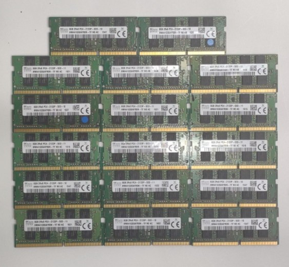Lot of 17 SK Hynix 8GB 2Rx8 PC4-2133P-SE0-11 HMA41GS6AFR8N-TF DDR4 RAM TH632