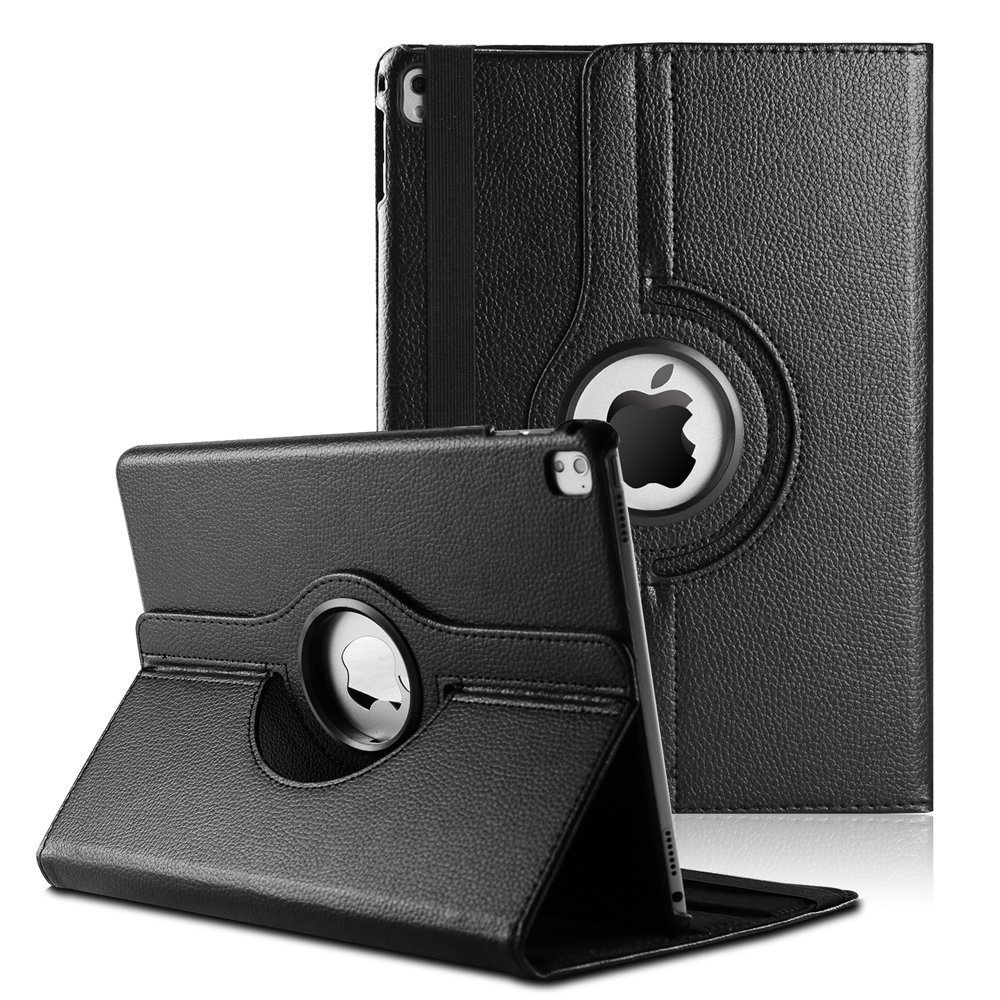 iPad 10.2" PU Leather Case w/360 Rotating Stand Sleep-Wake (9th, 8th & 7th Gen)