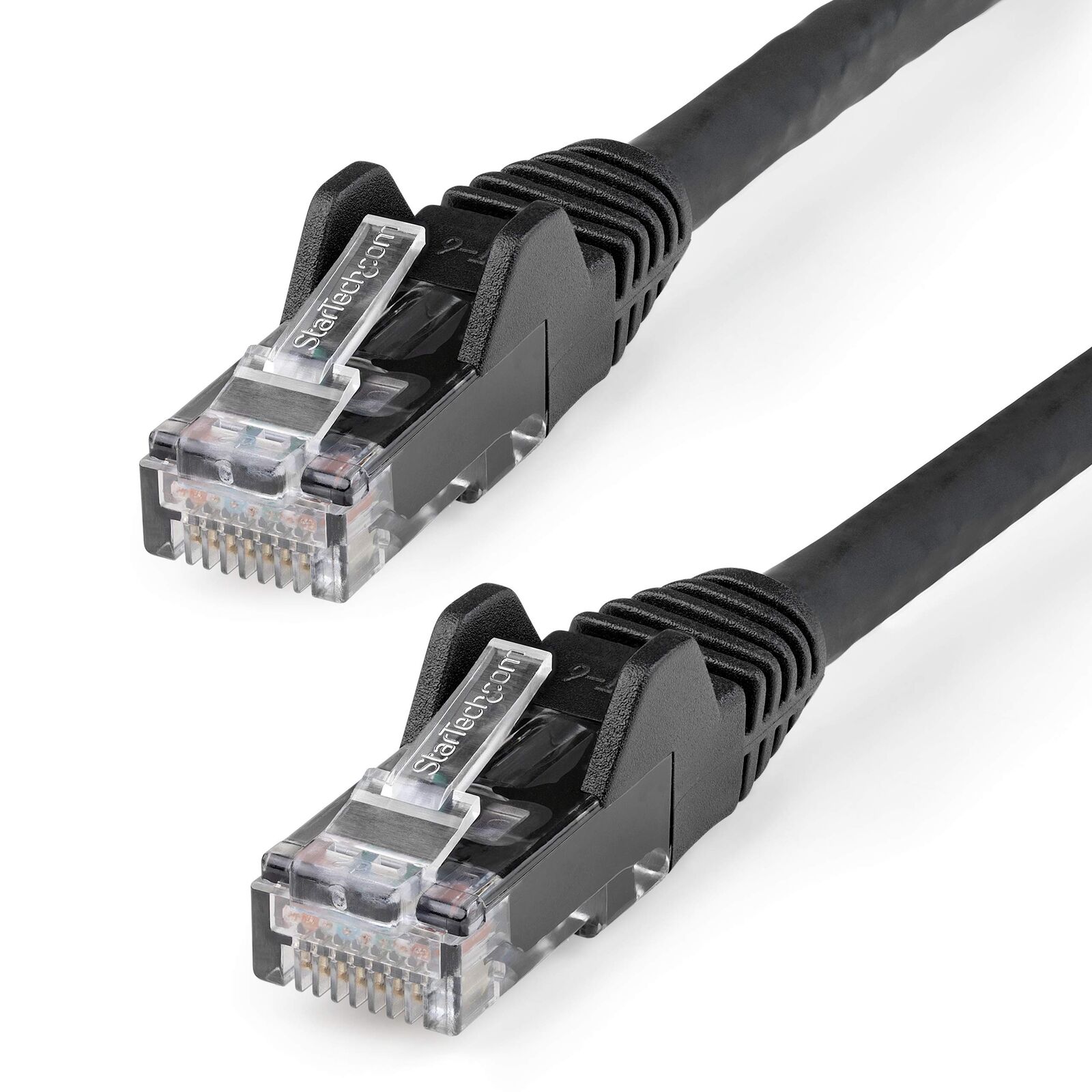 StarTech.com 10ft CAT6 Ethernet Cable - Black CAT 6 Gigabit Ethernet Wire -65...