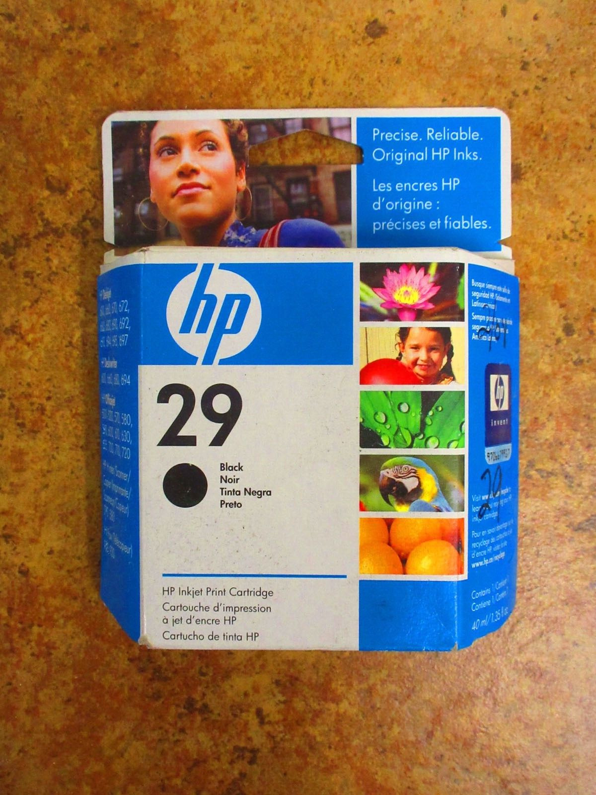 HP 29 51629A Black Ink Print Cartridge Sealed