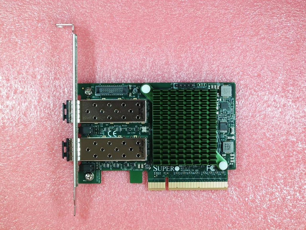 SUPERMICRO AOC-STGN-I2S DUAL PORT NETWORK ADAPTER, HIGH PROFILE BRACKET