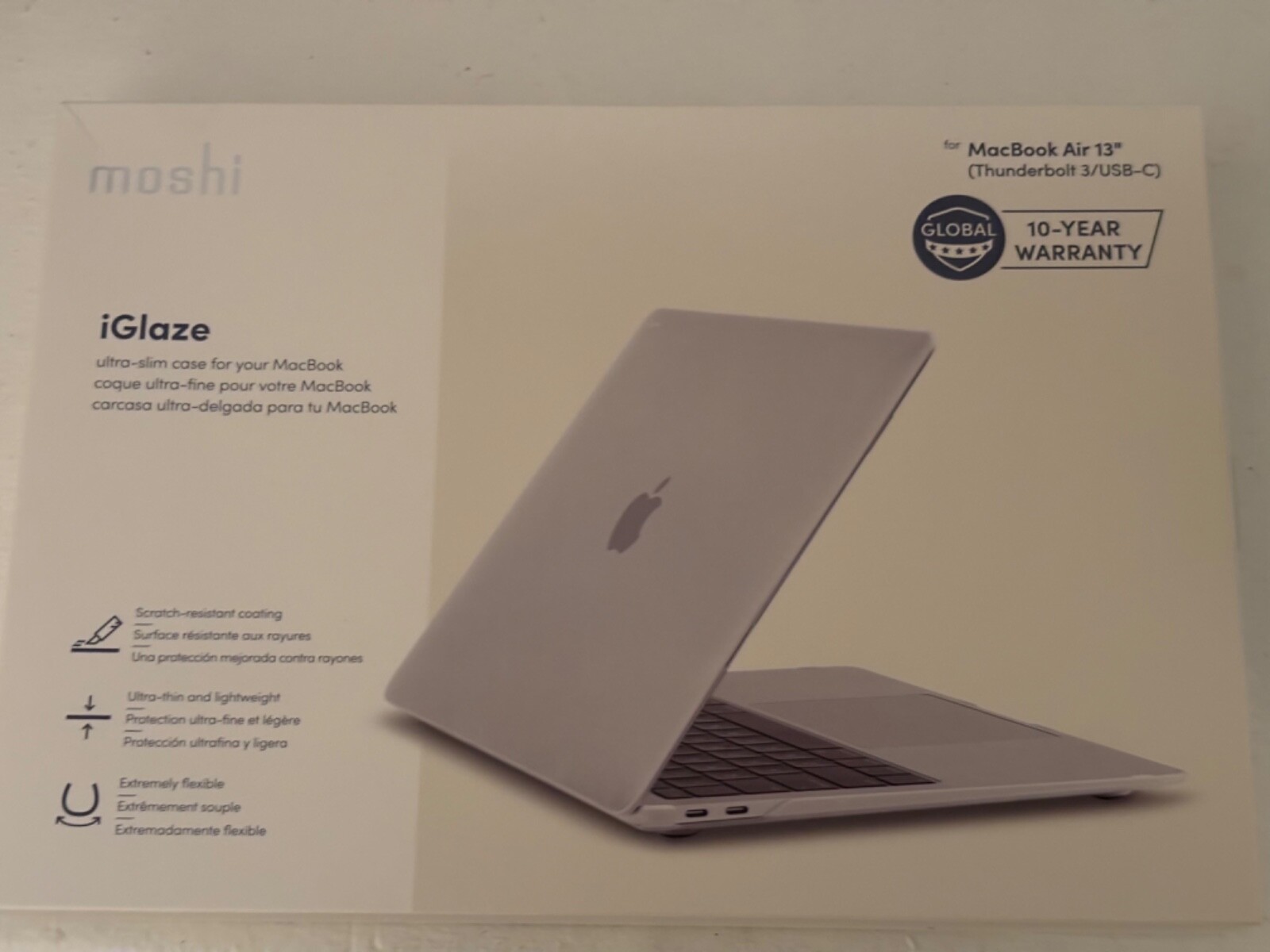 Moshi iGlaze 13” ultra slime case MacBook Air (Thunderbolt 3/ USB-C) 