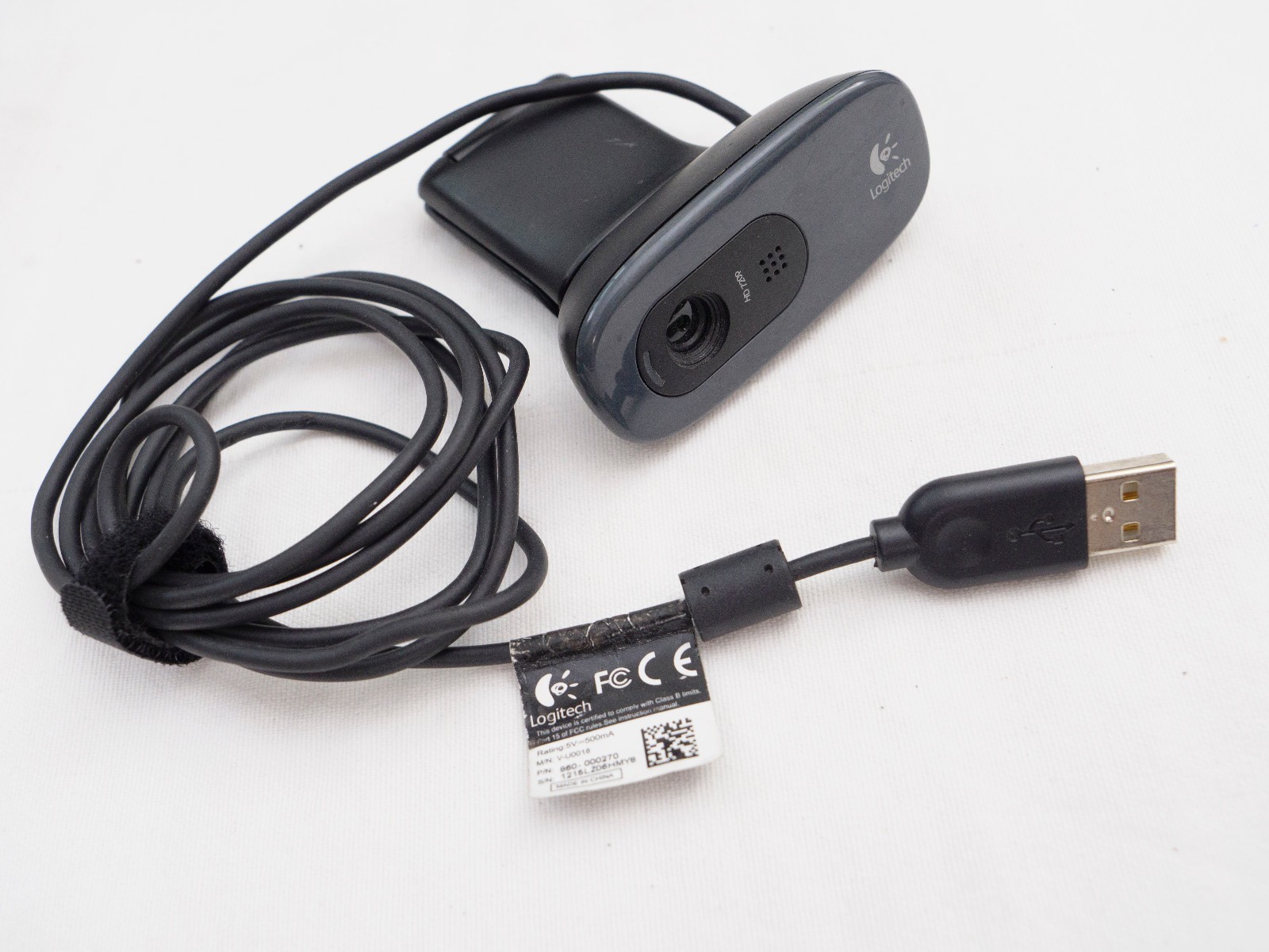 Logitech LOGI 720P USB Webcam Model V-U0018