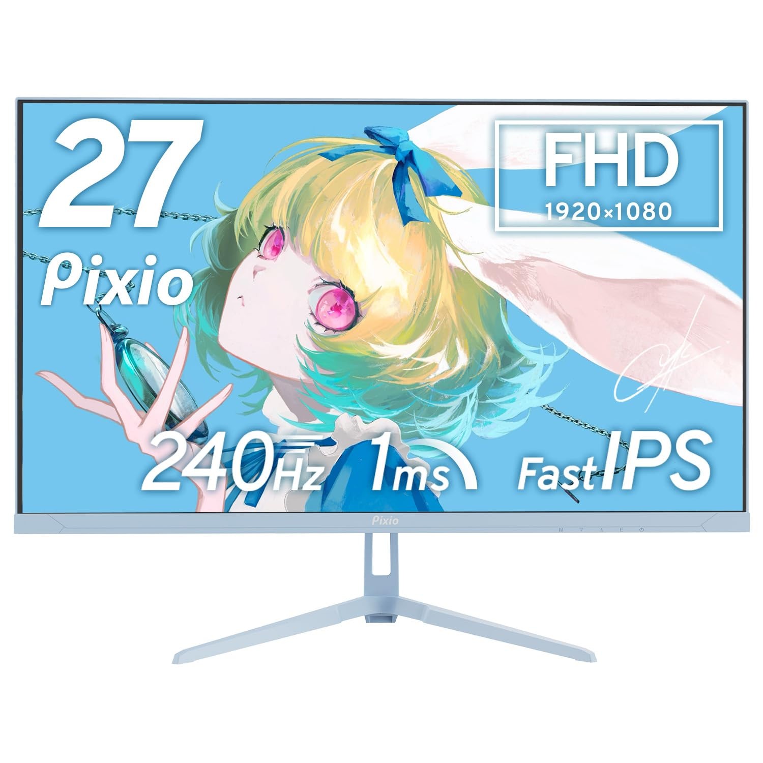 Pixio PX279 Wave Gaming Monitor 27 Inch 240Hz FHD IPS Blue Japan