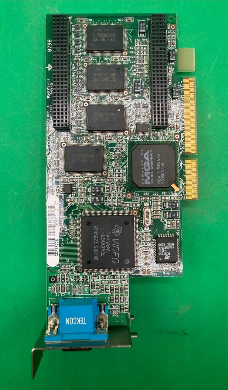 Matrox Millennium II 8MB PCI Video Graphics Card IBM FRU 01K4326 TC