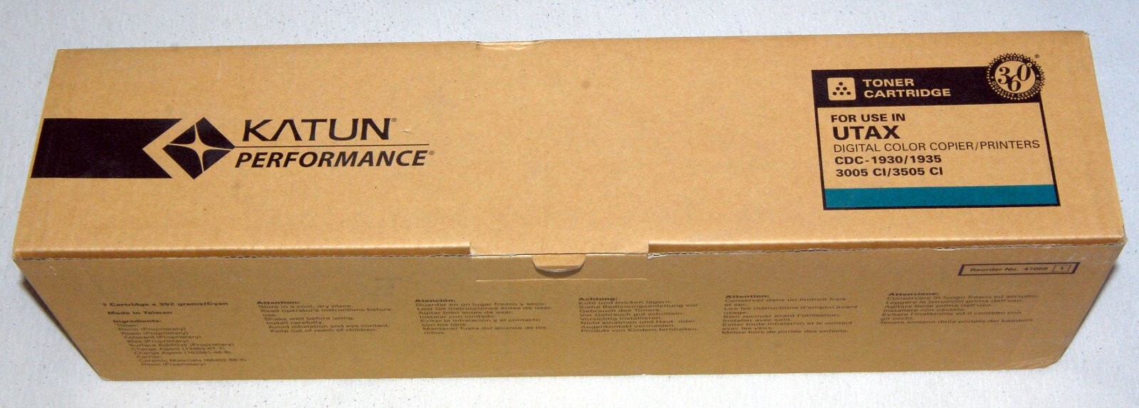 ORIGINAL TONER KATUN 47069 CYAN for UTAX CDC1930/1935, Triumph Adler DCC2930