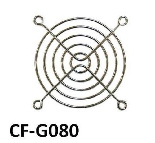 Chrome Metal Fan Guard/Grill for 80mm (8cm) CPU Fan, CablesOnline CF-G080