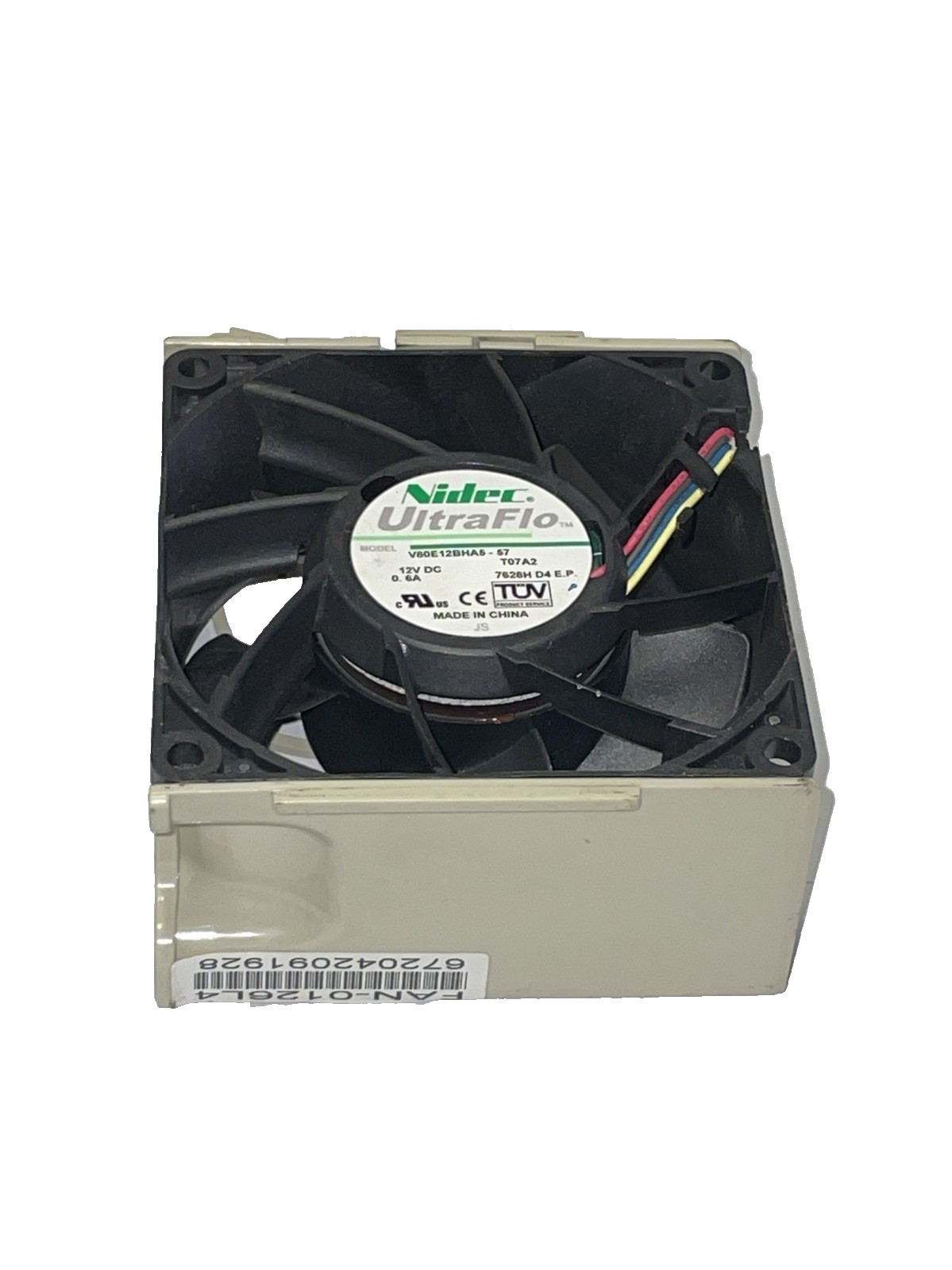 4 x Case Fan Supermicro FAN-0126L4 Fan Nidec UltraFlo V80E12BHA5-57