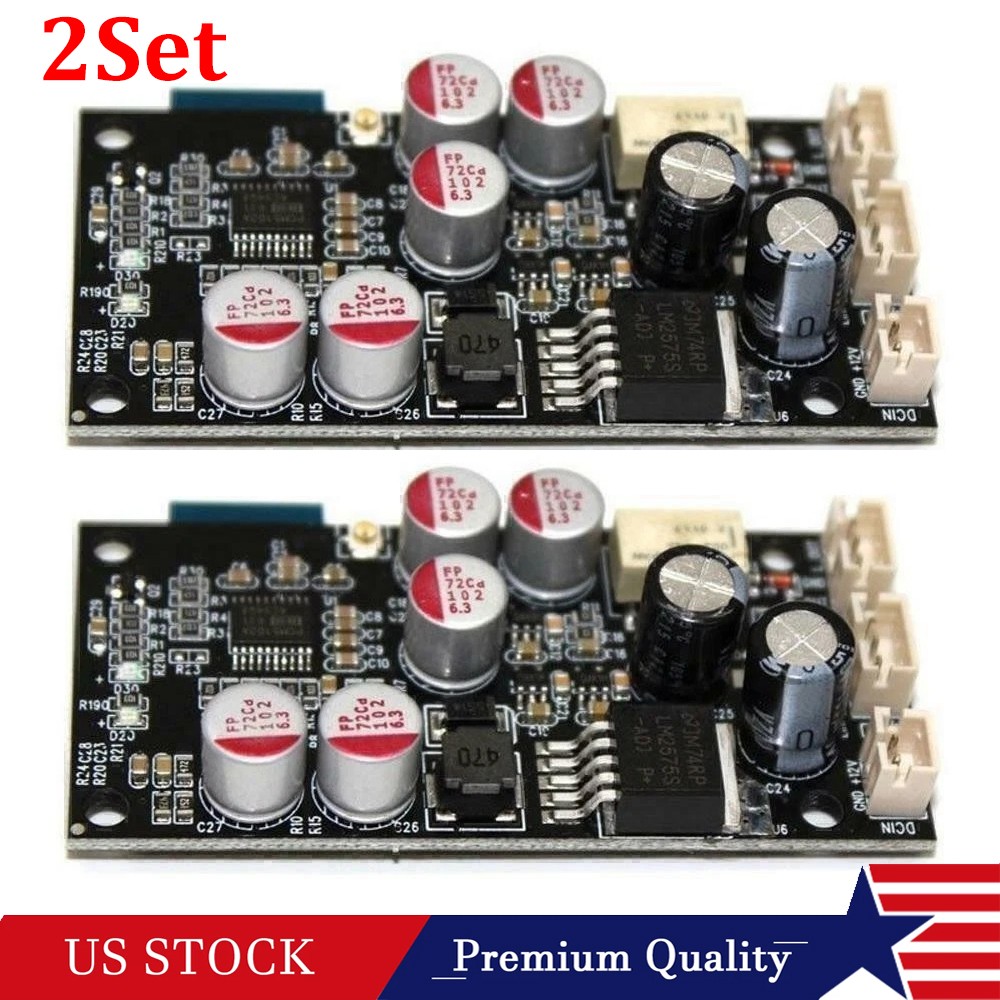 12V 24V Bluetooth 5.0 Receiver HiFi Audio DAC Decoder Board AUX DIY Amplifier 2X