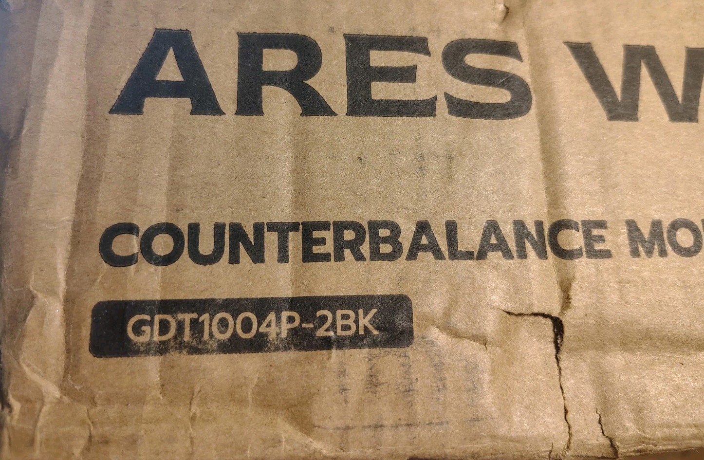 Ares Wing Dual Counter Balance Monitor Arm Black GDT1004p-2BK NEW