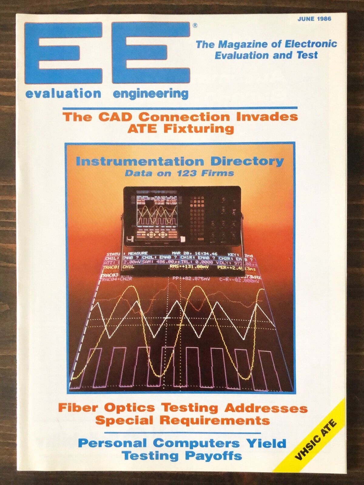 Evaluation Engineering - Magazine Of Electronic Evaluation - 1986 Lot 0f 1