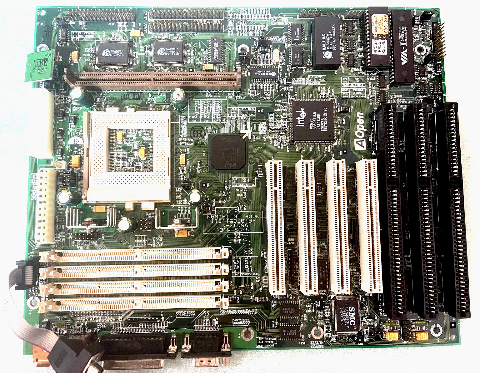 VINTAGE AOPEN AX53 INTEL 430HX SOCKET 7 PENTIUM MMX LPX MOBO MBMX69