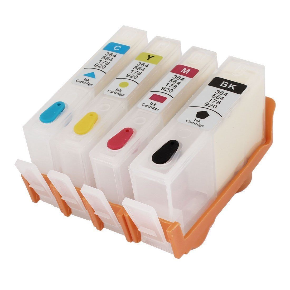4 pk Refillable Empty Cartridges For HP  920XL Officejet 7500a 6500a