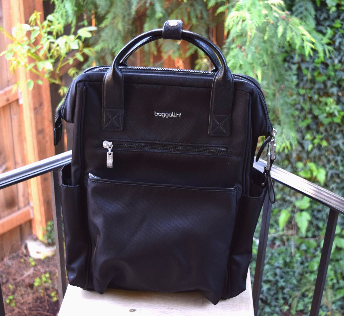 Baggallini Soho Backpack Black  - Excellent Condition *Sm pen mark inside*