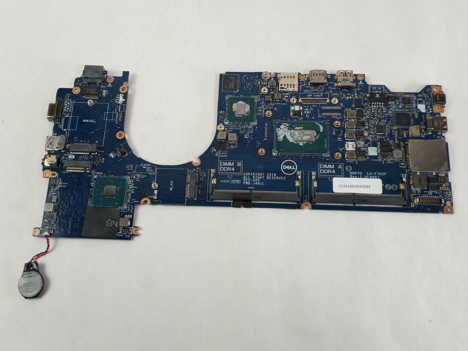 Dell Latitude?5491 Core i5-8400H 2.5 GHz  DDR4 Motherboard HP51G