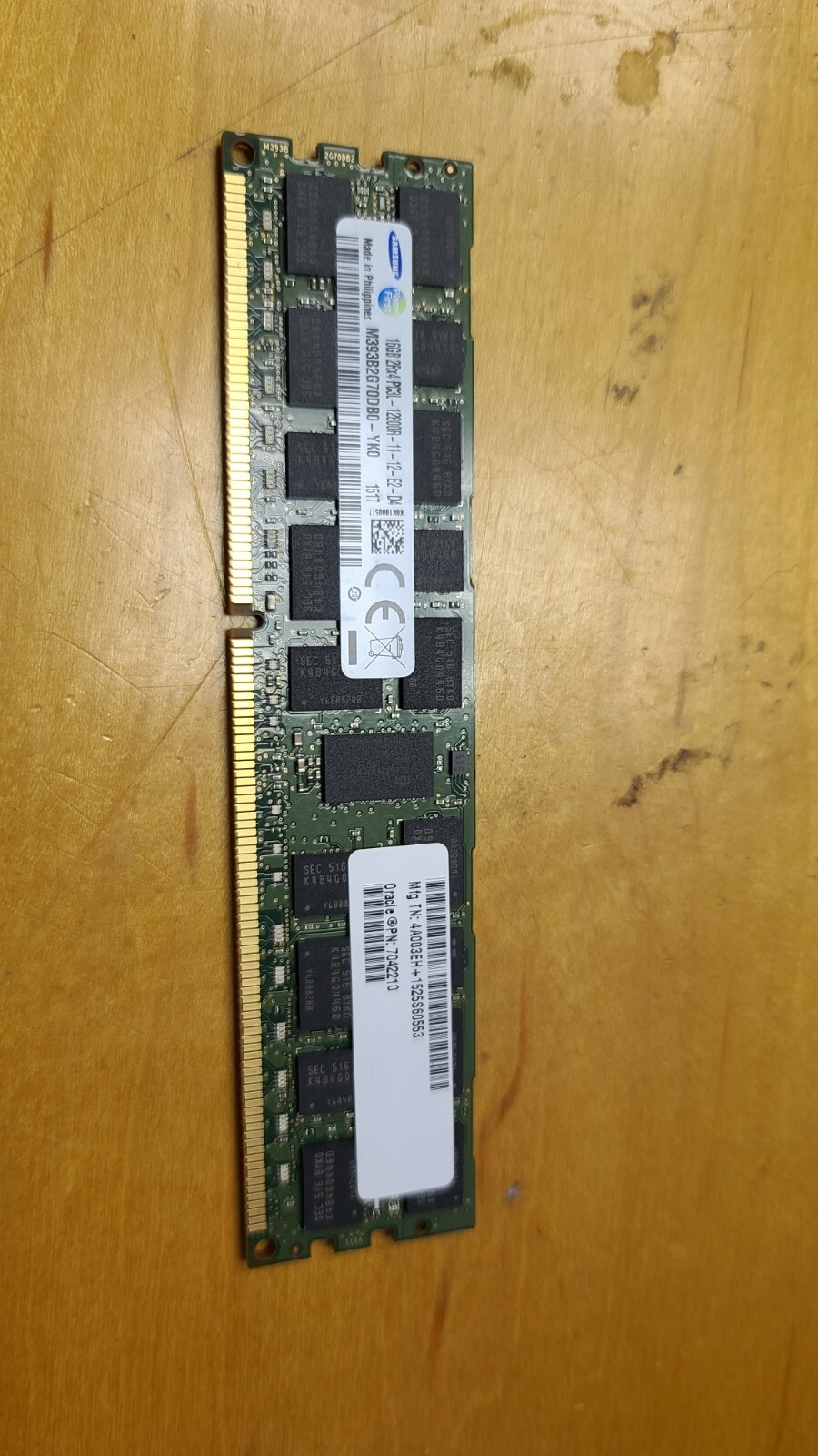 Genuine SUN Oracle 7104199 7042210 16GB DDR3 Memory Oracle T4/T5 Sparc Server