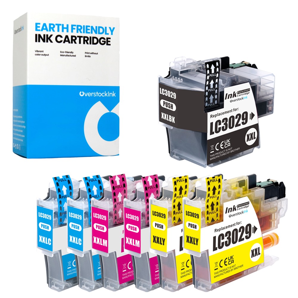 7-Pack OSI Compatible LC3029 Ink Cartridges fits Brother MFC-J5330DW J5730DW