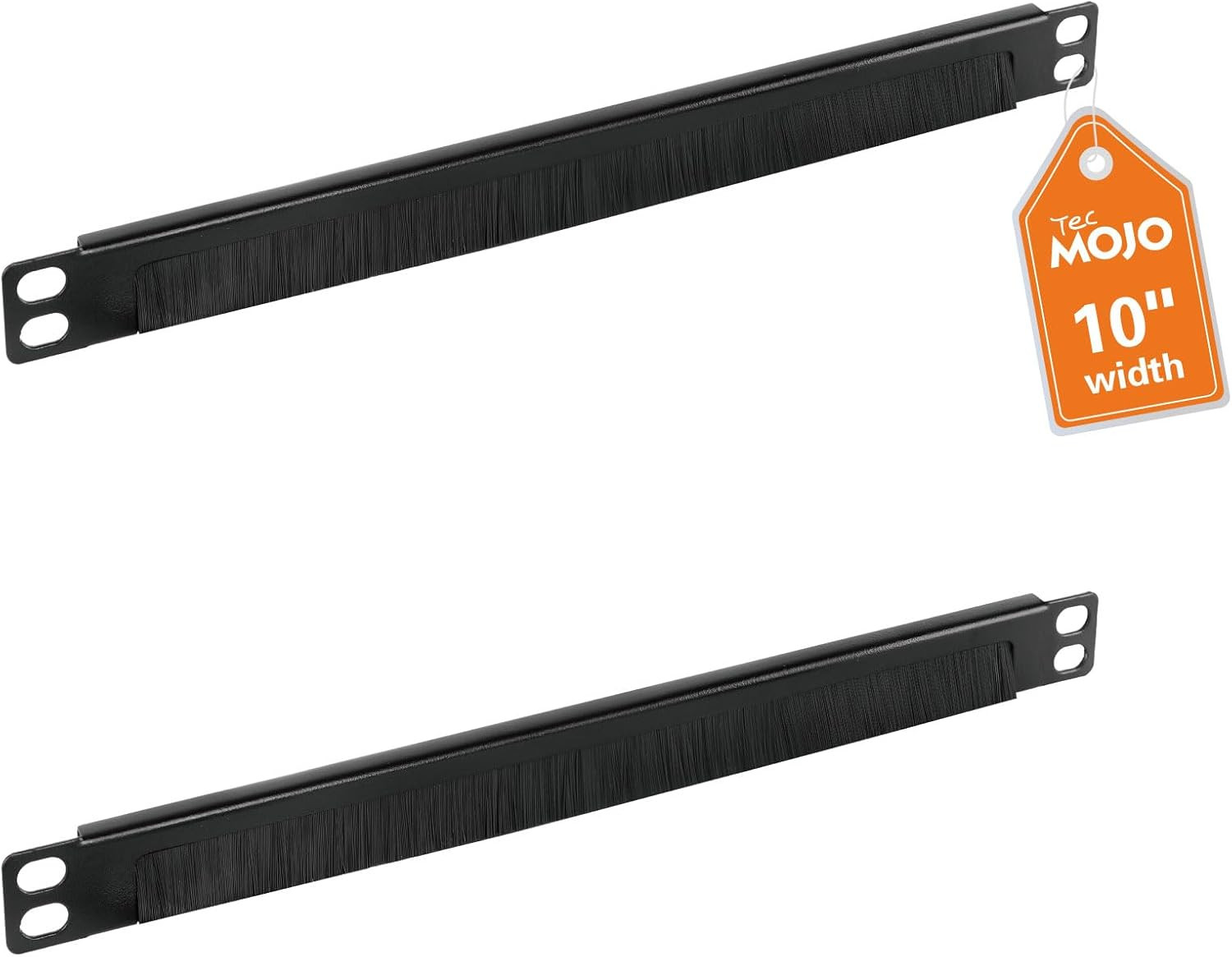 2 Pack 0.5U Cable Management Brush Panel for 10" Server Rack, Rack
