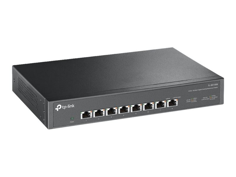 TP-LINK 10 Gigabit Switch TL-SX1008 PCI Wi-Fi Network Switch 160Gbps 8-Port