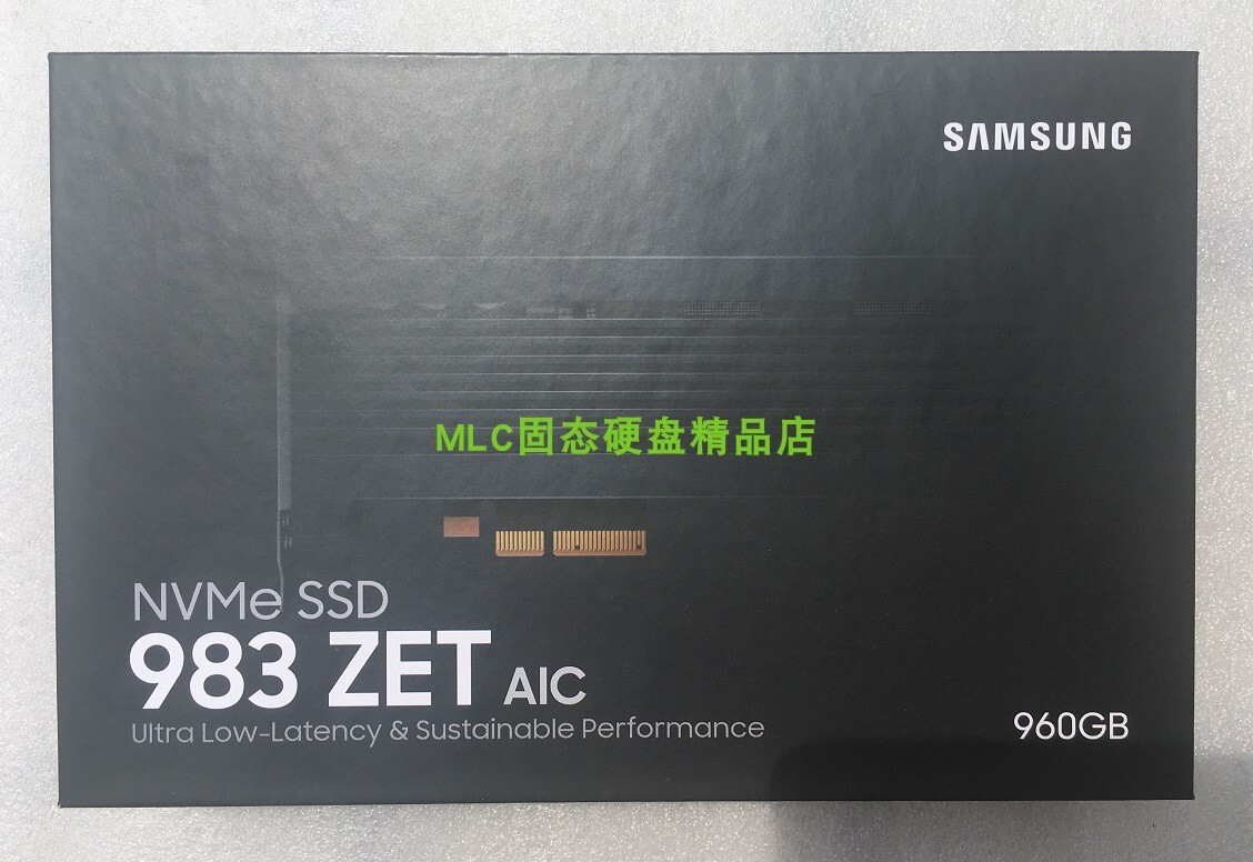 960GB Samsung SSD PCIE 983zet MZ-PZA960BW SLC/10DWPD Solid State Dirve SLC SSD