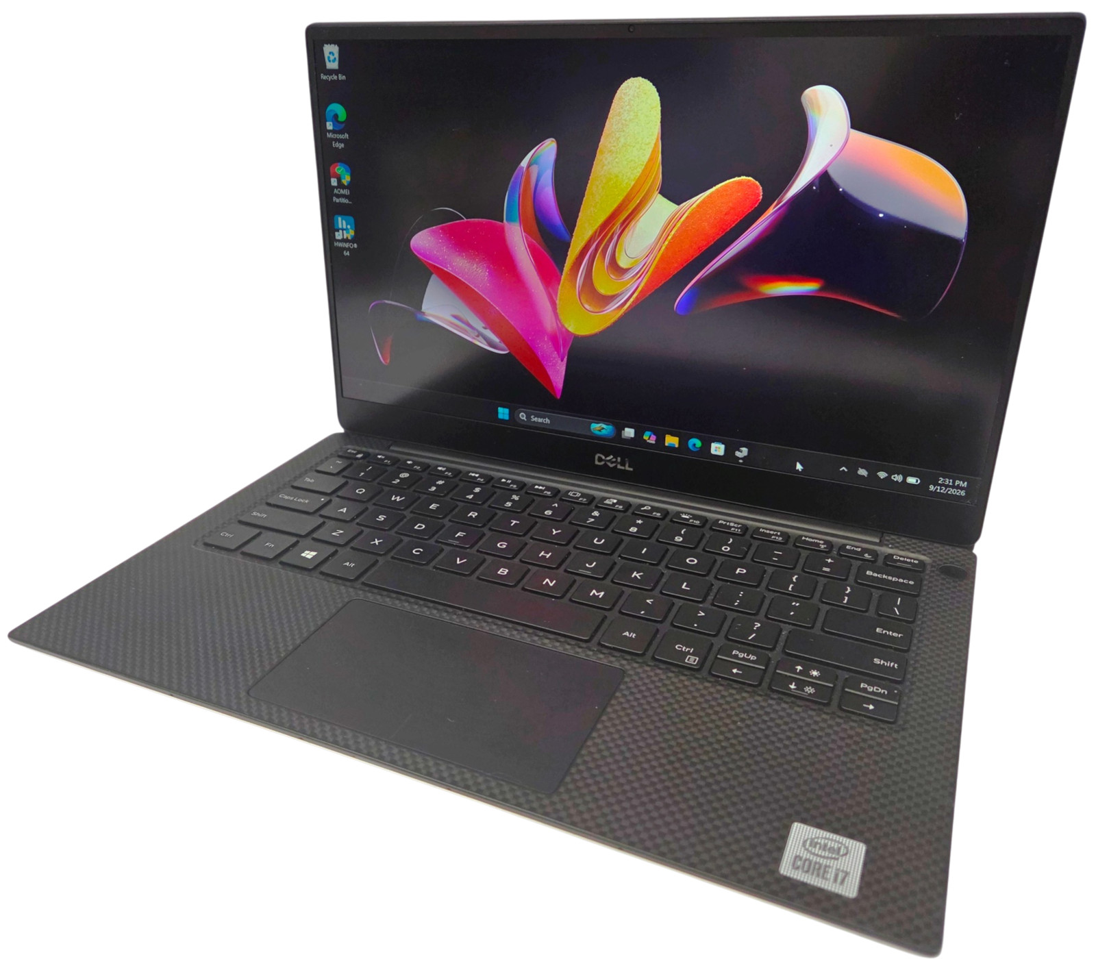 DELL XPS 13 7390 Core i7 Laptop 13.3" 16GB 256GB Thunderbolt 3 W11 Pro -855