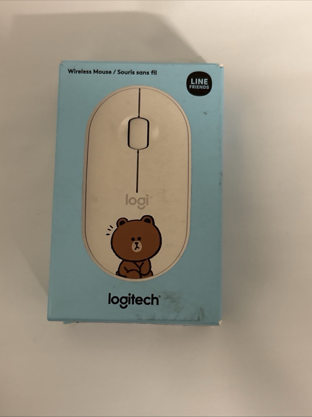 Logitech M350 Wireless Optical Mouse Line-Friends Brown Bluetooth 2.4G USB Mice