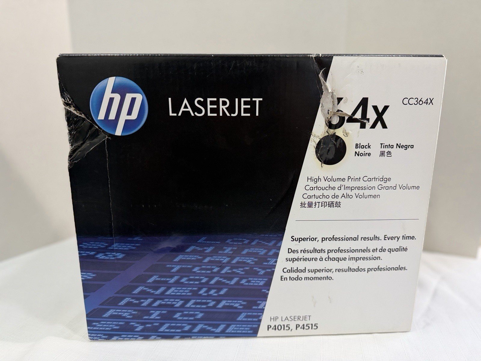 Genuine HP 64X CC364X Black OEM High Yield Toner LaserJet Cartridge New