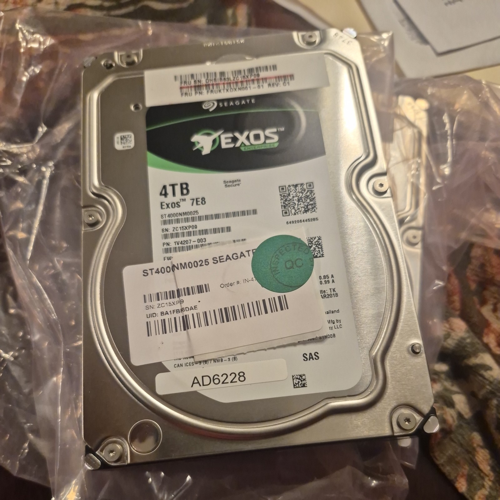 Seagate 4TB 3.5" SAS-3 HDD