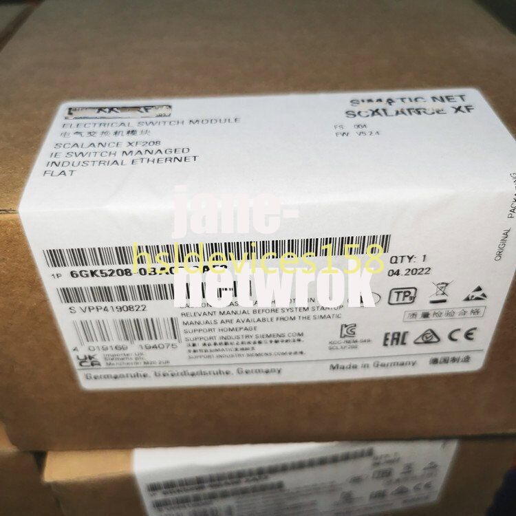 1pc for new 6GK5208-0BA00-2AF2 (by Fedex or DHL)