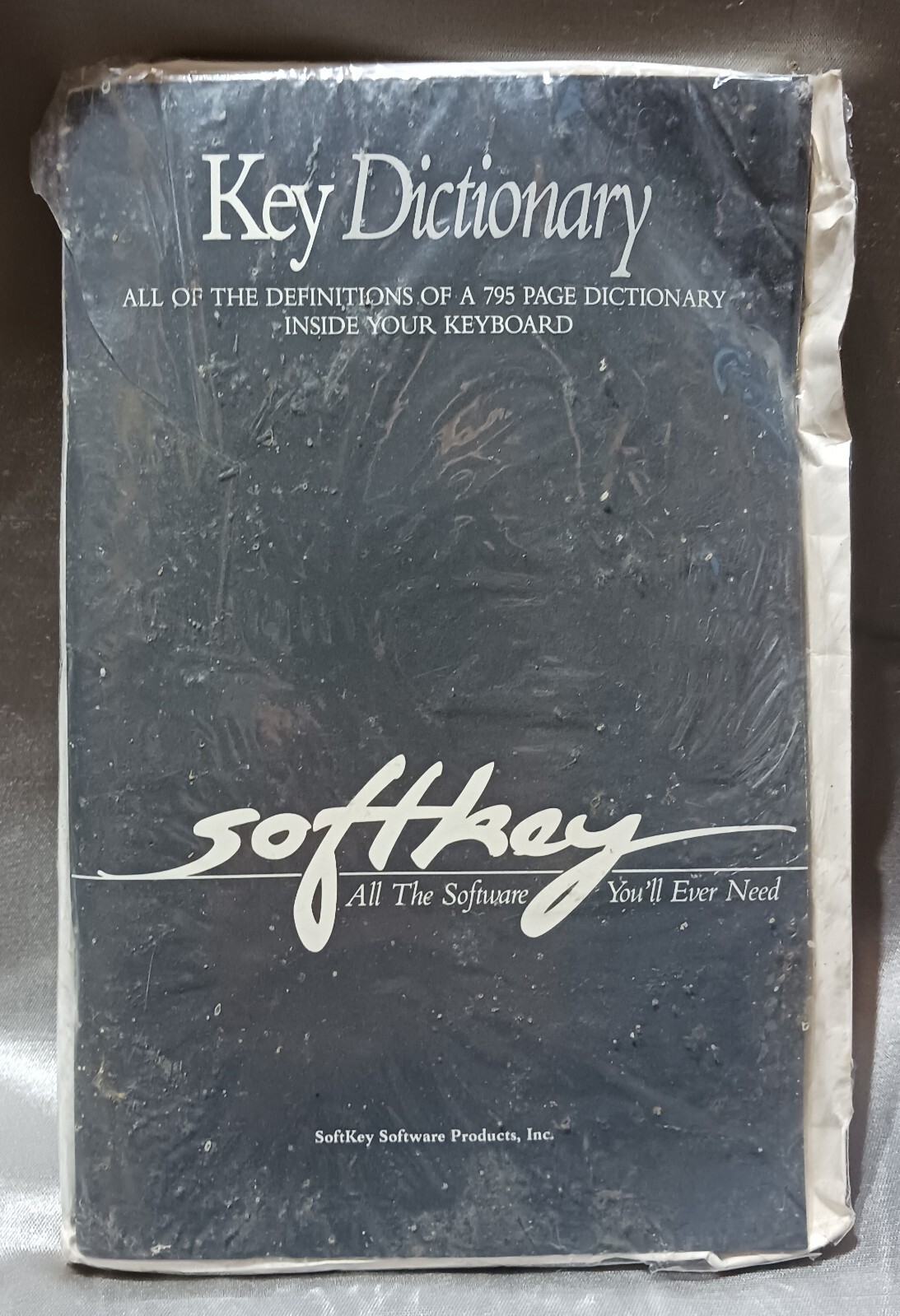 SOFTKEY- Key Dictionary Definitions Inside Your Keyboard Software/Disk