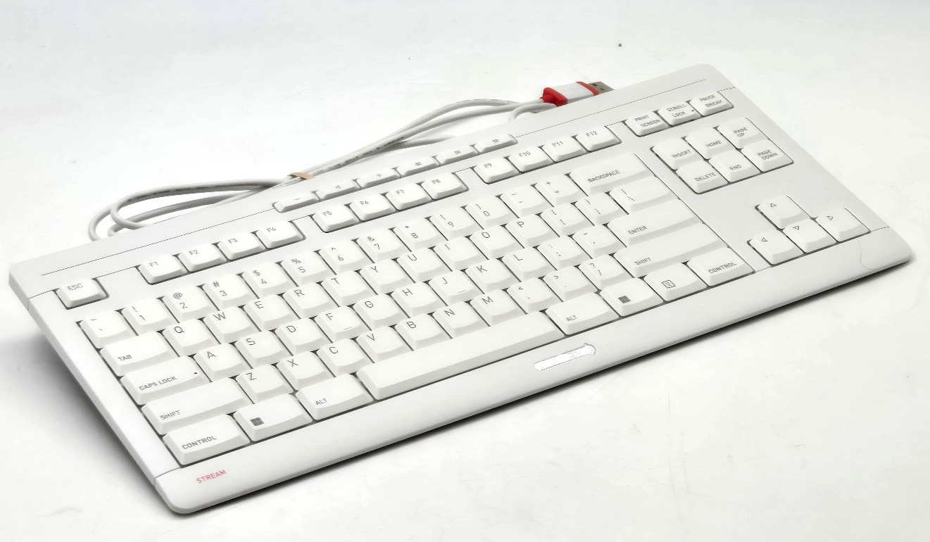 A Lot of 10:  Cherry Stream Keyboard TKL White P/N: JK-8600US