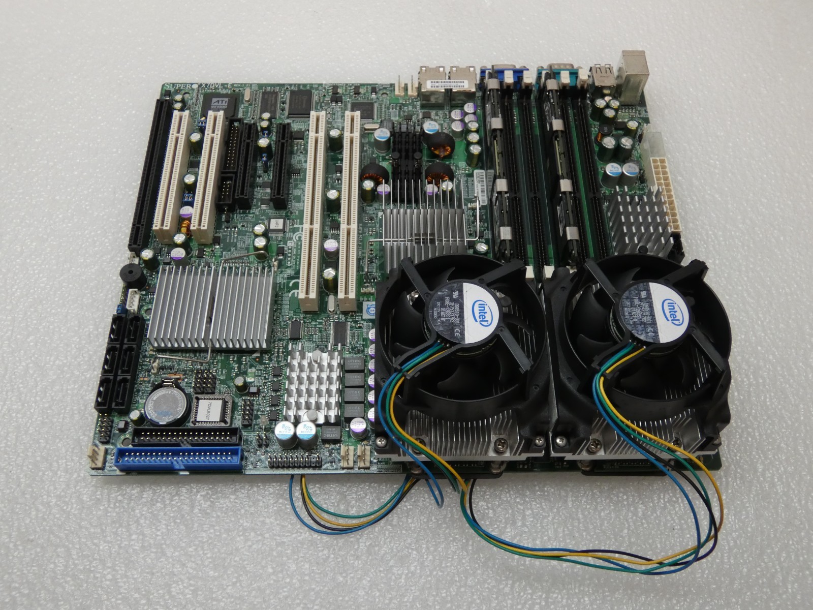 Supermicro X7DVL-E Motherboard 2x Xeon E5420 4GB Ram