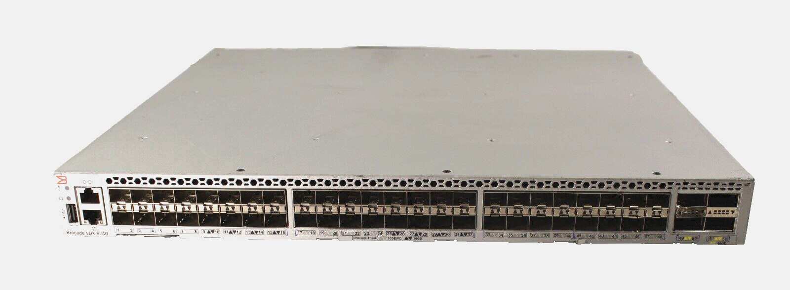 Brocade VDX 6740 XBR-VDX6740-24-F 48-Port SFP+ & 4-Port QSFP Network Switch