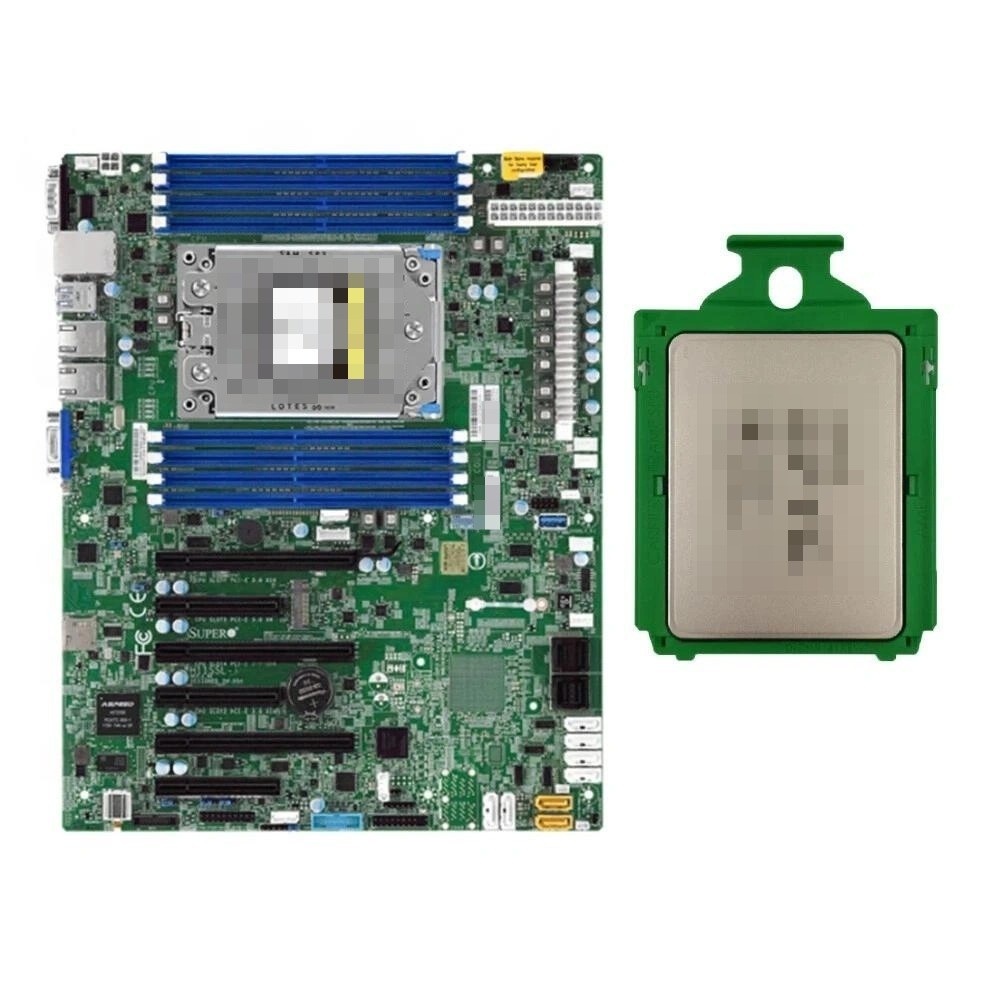 AMD EPYC 7452+Supermicro H11SSL-i 32cores 64threads 2.35 GHz motherboard+ CPU--