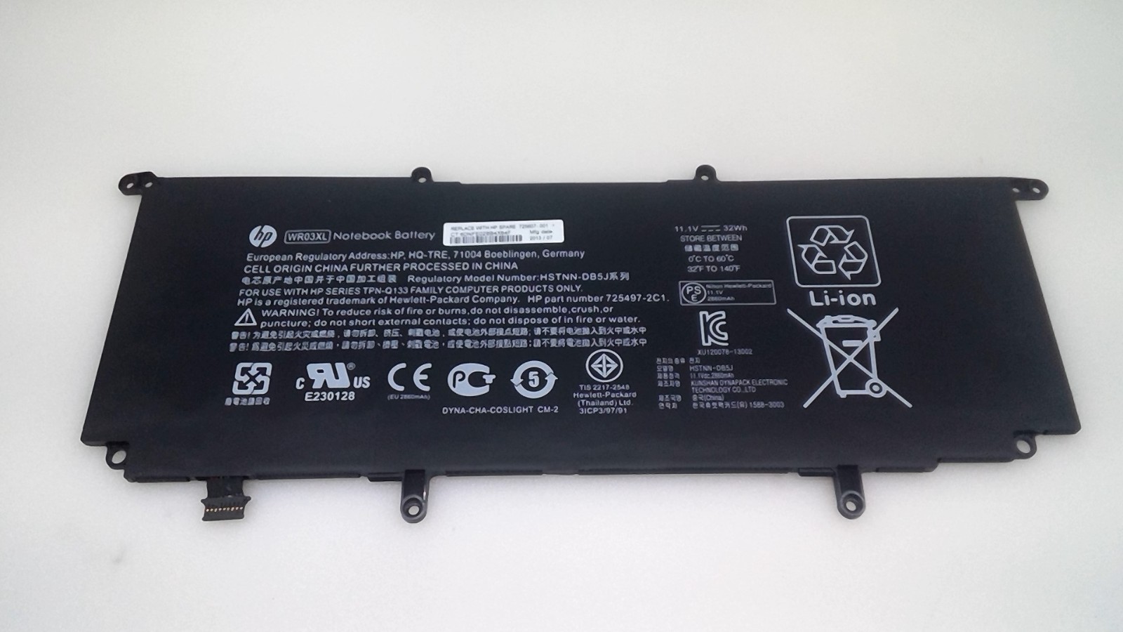 Genuine WR03XL Battery for HP Split X2 13-M000 13-M110DX TPN-Q133 HSTN-DB5J