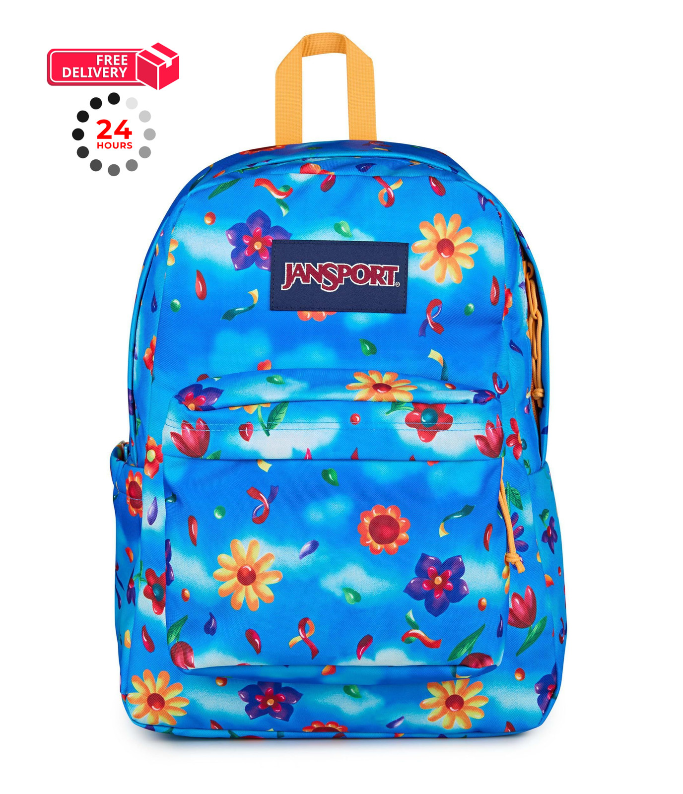 JanSport SuperBreak Plus Backpack – 15 Inch Laptop One Size, Daydream Floral
