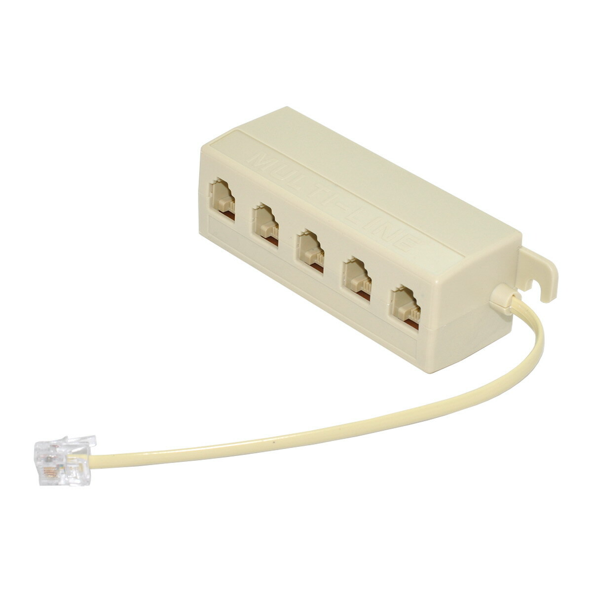 Five Way Outlet 6P4C RJ11 RJ12 Telephone Phone Modular Jack Line Splitter USA