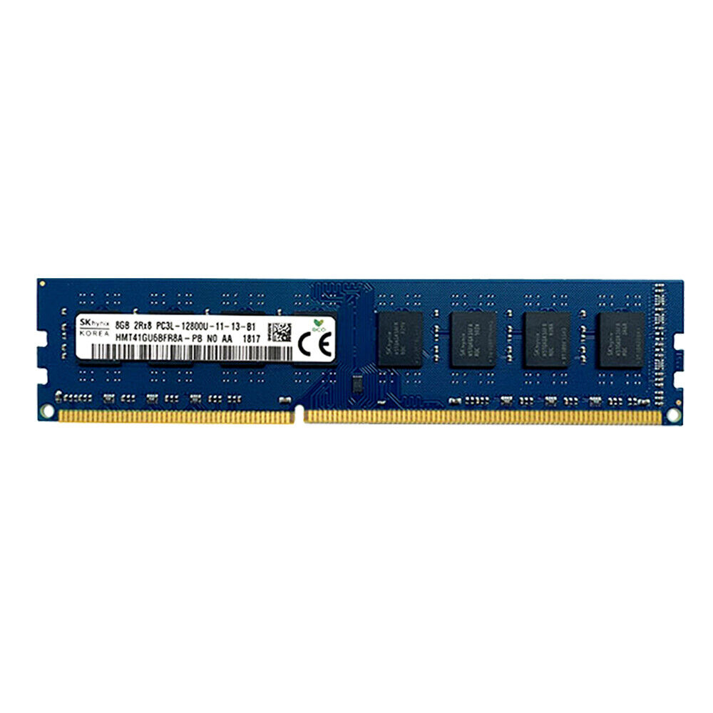 8GB 4GB DDR3L 1600MHz PC3L-12800U CL11 1.35V Desktop Memory DIMM RAM For SKHynix